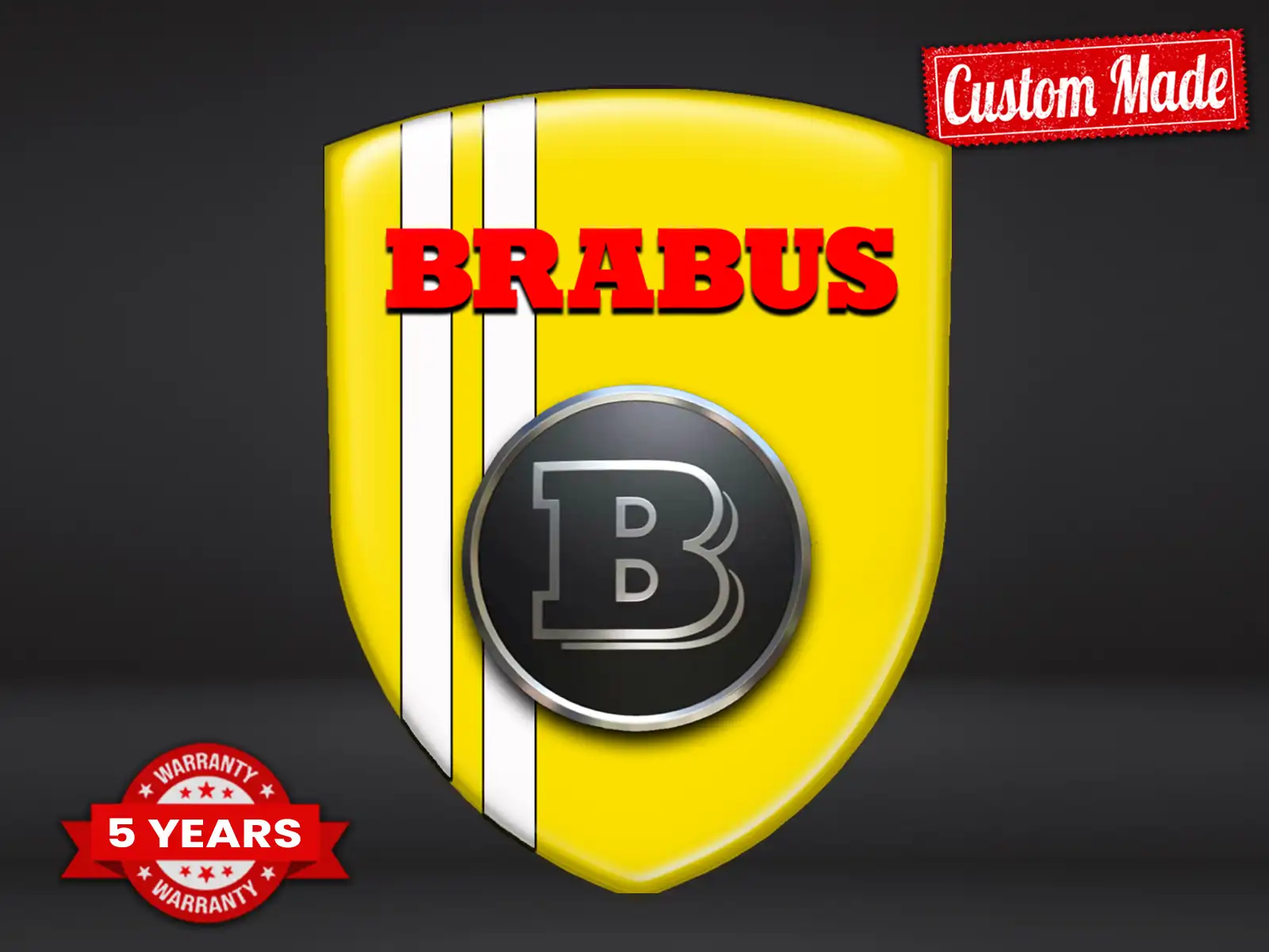 Brabus Parachoques Impresión Alta Gama Profesional Minimalista